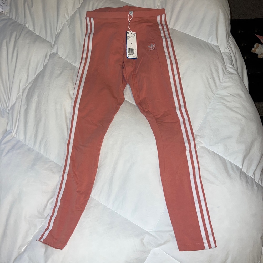Adidas Striped Pink Leggings